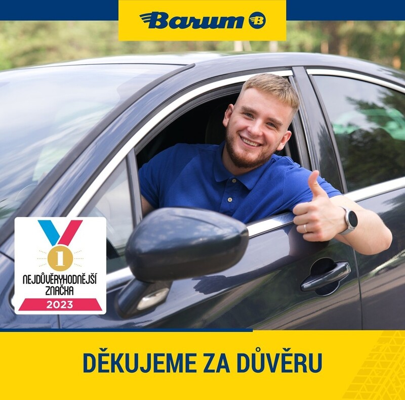 Barum v průzkumu spotřebitelských preferencí předstihl konkurenci